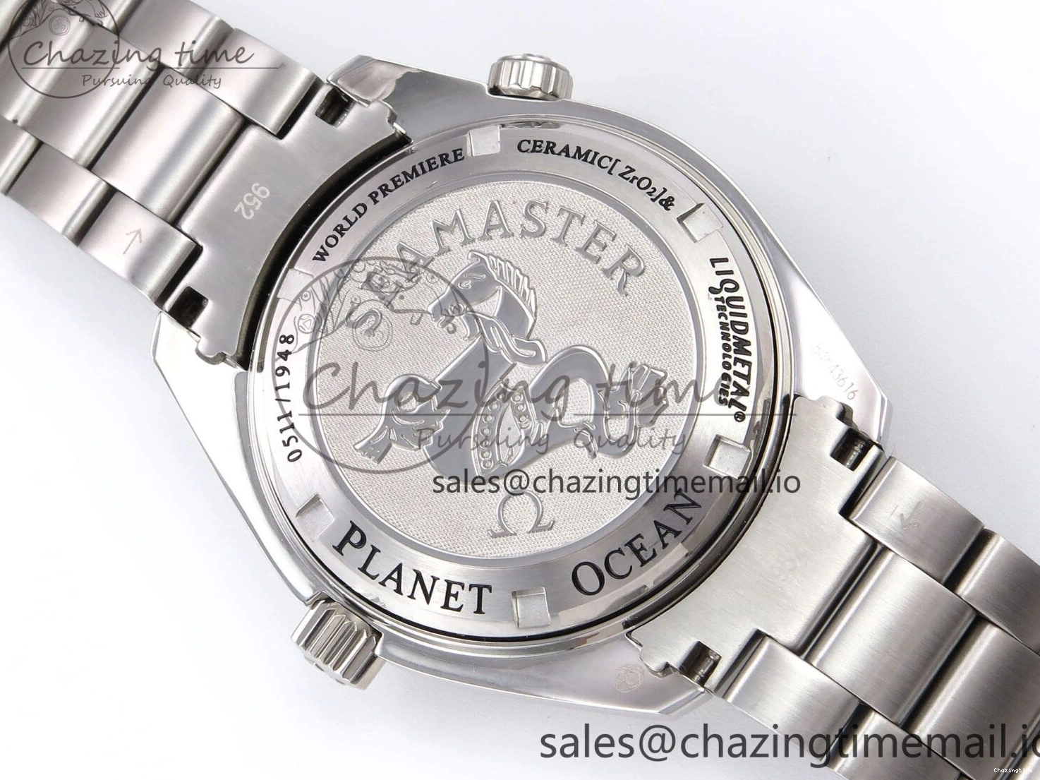 0405 Seamaster “LMPO” OMF 1:1 Best Edition Black Dial on SS Bracelet A Tailored 7703